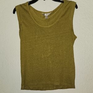Banana Republic Linen Sleevless Top Sz S